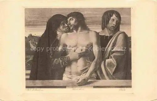 AK / Ansichtskarte  Jesus Christus Christentum G. Bellini Milano Pieta