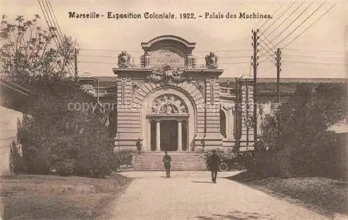 AK / Ansichtskarte  Exposition Coloniale Marseille 1922  Palais des Machines