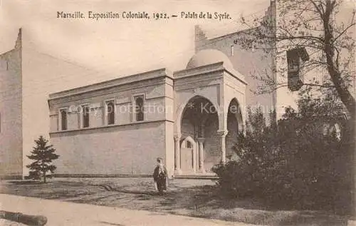 AK / Ansichtskarte  Exposition Coloniale Marseille 1922  Palais Syrie