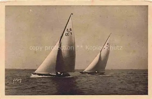 AK / Ansichtskarte  Segelboote Segelschiffe Sailing Voile Vela-- Arcachon