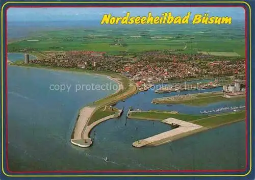 AK / Ansichtskarte  BueSUM Nordseebad Fliegeraufnahme