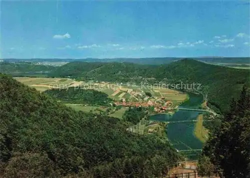 AK / Ansichtskarte  Hemfurth-Edersee Edertal Hessen Panorama Blick vom Peterskopf