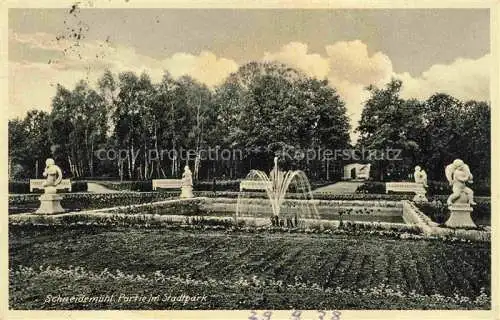 AK / Ansichtskarte  Schneidemuehl Pommern Pila al Piastow PL Stadtpark