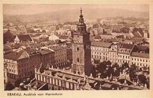 AK / Ansichtskarte  Krakau KRAKOW PL Ausblick vom Marienturm