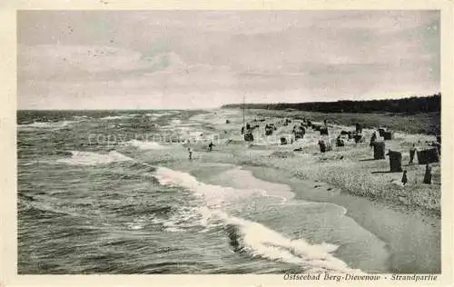 AK / Ansichtskarte  DIEVENOW Pommern Dziwnow PL Ostseebad Strandpartie