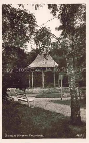 AK / Ansichtskarte  DIEVENOW Pommern Dziwnow PL Konzertplatz Pavillon