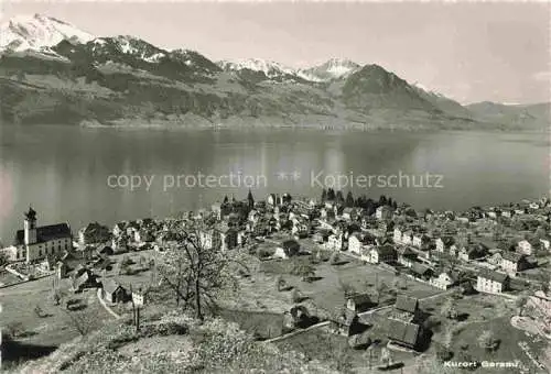 AK / Ansichtskarte  Gersau Vierwaldstaettersee SZ mit Schwalmis und Buochserhorn