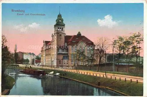 AK / Ansichtskarte  Bromberg  Brahe Westpreussen BYDGOSZCZ PL Kunst und Gewerbeschule