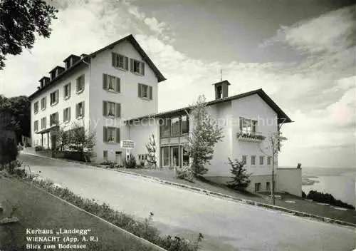 AK / Ansichtskarte  Wienacht-Tobel Wienachten AR Kurhaus Landegg mit Bodenseeblick