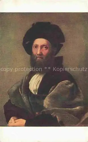 AK / Ansichtskarte  Sanzio Raphael Kuenstlerkarte Balthasar Castiglione