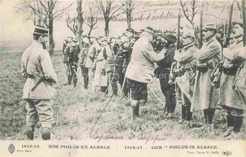 AK / Ansichtskarte  Militaria France  WK1 Nos Poilus en Alsace 