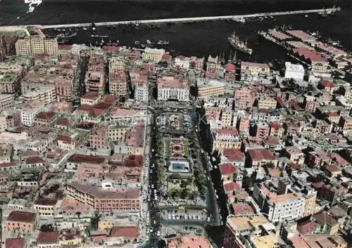 AK / Ansichtskarte  Beirut Beyrouth Libanon Main Square Harbour Place des Canons Port aerial view