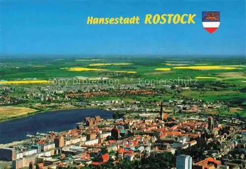 AK / Ansichtskarte  ROSTOCK Blick auf Altstadt und Stadthafen