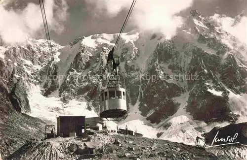 AK / Ansichtskarte  Seilbahn Cable-Car Telepherique Chamonix Mont Blanc Frankreich