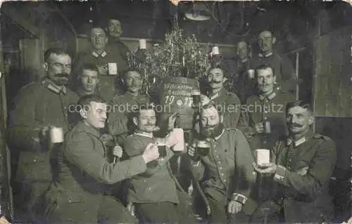 AK / Ansichtskarte  Kriegsweihnacht Militaria Weihnachten Bierfass 