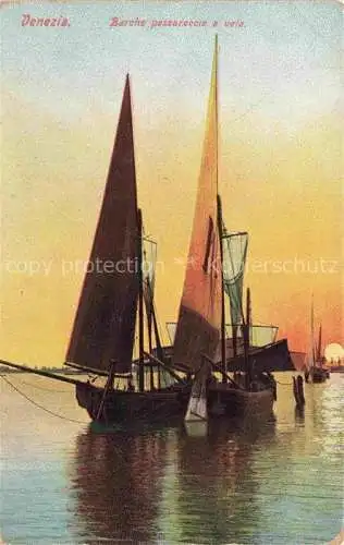 AK / Ansichtskarte  Segelschiffe Sailing Ship Navire a Voiles Barco de Vela-- Venezia 