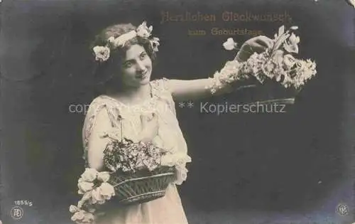 AK / Ansichtskarte  Foto NPG Nr. 1855/5 Maedchen Geburtstag