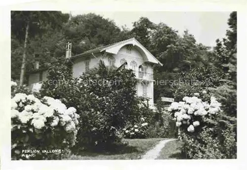 AK / Ansichtskarte  Agno Lago di Lugano TI Pension Vallone