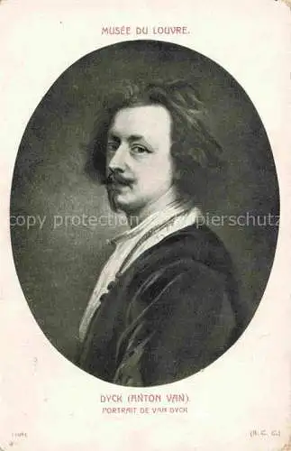 AK / Ansichtskarte  Dyck Antonio van Kuenstlerkarte Portrait de Van Dyck