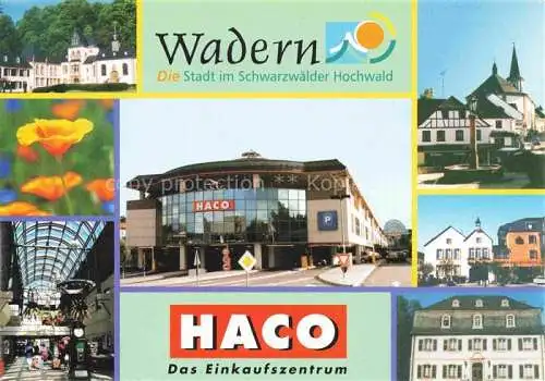 AK / Ansichtskarte  Wadern Saar Teilansichten HACO Einkaufszentrum