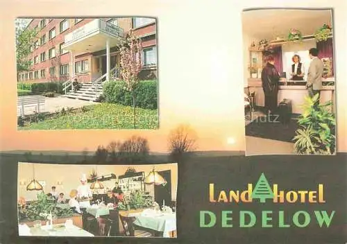 AK / Ansichtskarte  Dedelow Landhotel Rezeption Restaurant