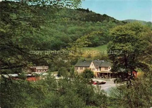 AK / Ansichtskarte  Laukenmuehle Bad Schwalbach Restaurant Café Laukenmuehle im Wispertal