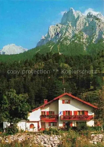 AK / Ansichtskarte  Mittenwald Karwendel Tirol AT Gaestehaus Stankmann Alpen