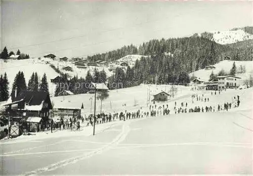 AK / Ansichtskarte  Les Carroz Bonneville 74 Haute-Savoie Départ du Télé-Carroz Sports d'hiver