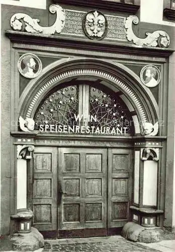 AK / Ansichtskarte  ERFURT Weinrestaurant Hohe Lilie Portal Historie Nr. 1