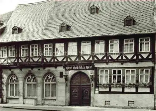 AK / Ansichtskarte  Wernigerode Harz Hotel Gotisches Haus Historie Nr. 7