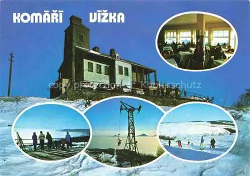 AK / Ansichtskarte  TEPLICE  Teplitz-Schoenau CZ Komari Vizka Sporthotel Restaurant Wintersportplatz