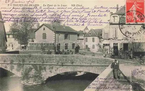 AK / Ansichtskarte  Salies-de-Bearn 64 Pyrenees-Atlantiques Le Pont de la Lune