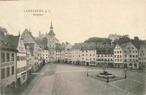 AK / Ansichtskarte  Landsberg Lech Bayern Stadtplatz