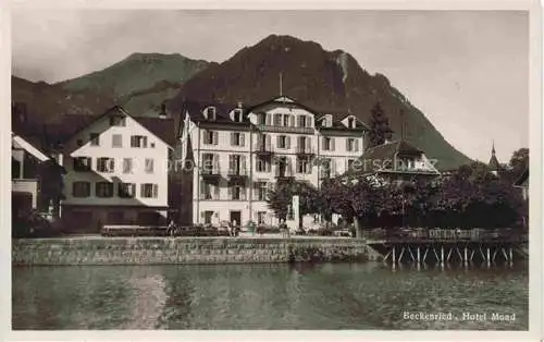 AK / Ansichtskarte  Beckenried Vierwaldstaettersee NW Hotel Mond