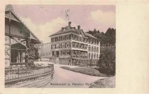 AK / Ansichtskarte  Nest SANKT GALLEN SG Restaurant Pension Nest