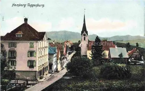 AK / Ansichtskarte  Hemberg Toggenburg SG Ortspartie Kirche