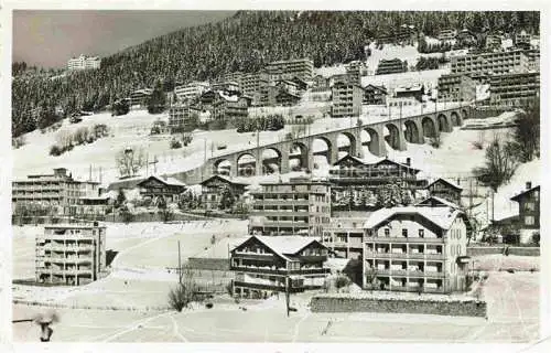 AK / Ansichtskarte  Leysin VD et le viaduc en hiver