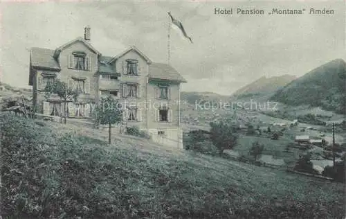 AK / Ansichtskarte  Amden SG Hotel Pension Montana