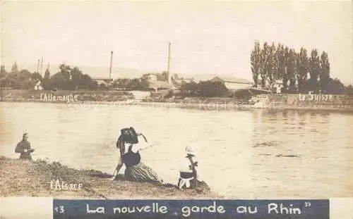 AK / Ansichtskarte  Weil am Rhein Baden BW La nouvelle garde au Rhin