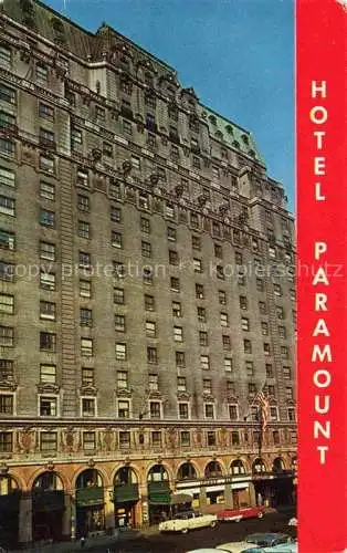 AK / Ansichtskarte  NEW YORK City USA Hotel Paramount