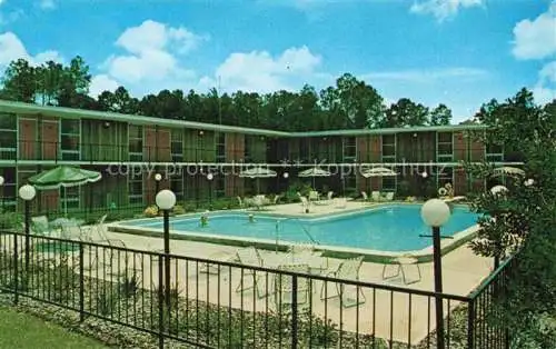 AK / Ansichtskarte  Ormond Beach Florida USA Davis Bros. Cafeterias and Motor Lodges Swimming Pool