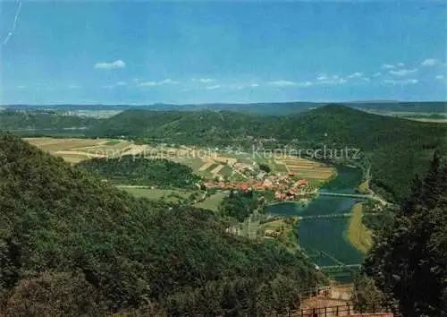 AK / Ansichtskarte  Hemfurth-Edersee Edertal Hessen Panorama Blick vom Peterskopf