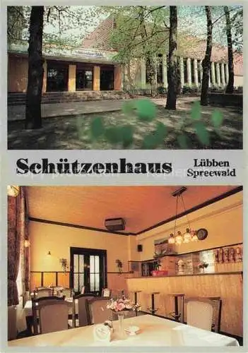 AK / Ansichtskarte  Luebben Spreewald Schuetzenhaus Gastraum