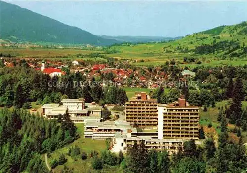 AK / Ansichtskarte  OBERAMMERGAU Panorama Hoehenluftkurort Rheumaklinik