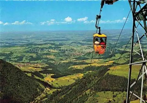 AK / Ansichtskarte  Seilbahn Cable-Car Telepherique HochgratbahnOberstaufen Steibis Allgaeu 