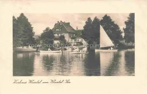 AK / Ansichtskarte  Wiartelsee Johannisburg Pisz Ostpreussen PL Kurhaus Wiartel