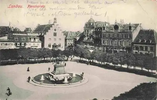 AK / Ansichtskarte  LANDAU  PFALZ Paradeplatz