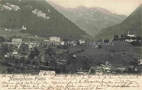 AK / Ansichtskarte  Nuenalphorn 2835m Fluehli Melchtal NW Panorama