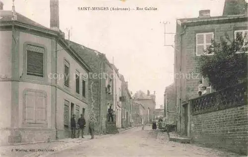 AK / Ansichtskarte  Saint-Menges Sedan 08 Ardennes Rue Galilee