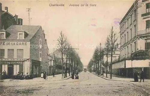 AK / Ansichtskarte  CHARLEVILLE -MEZIERES 08 Ardennes Avenue de la Gare